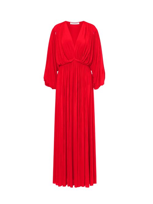 Abito lungo drappeggiato in jersey Philosophy di Lorenzo Serafini | A0433 21230112